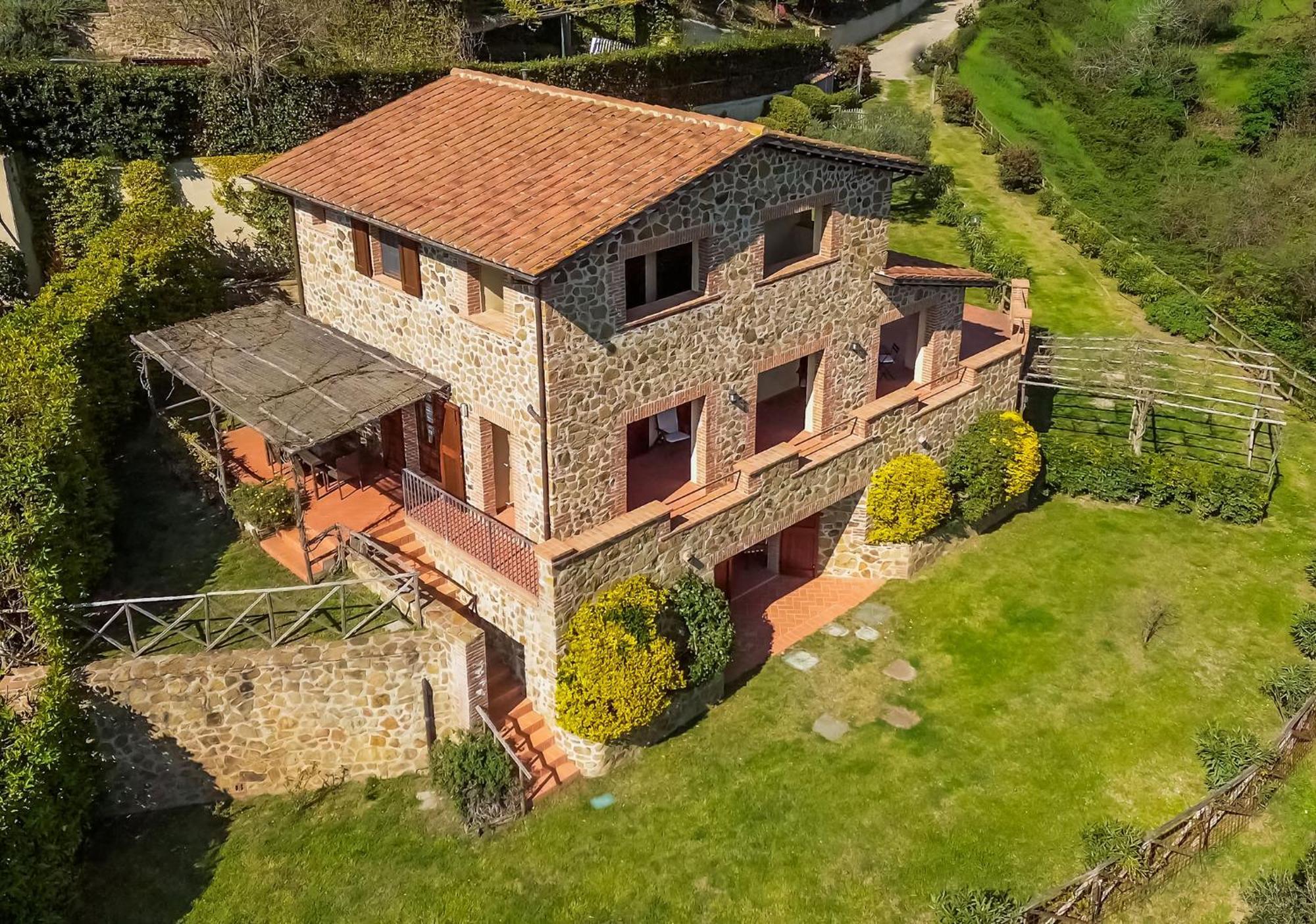 Home With A View In Scansano, Tuscany Ngoại thất bức ảnh